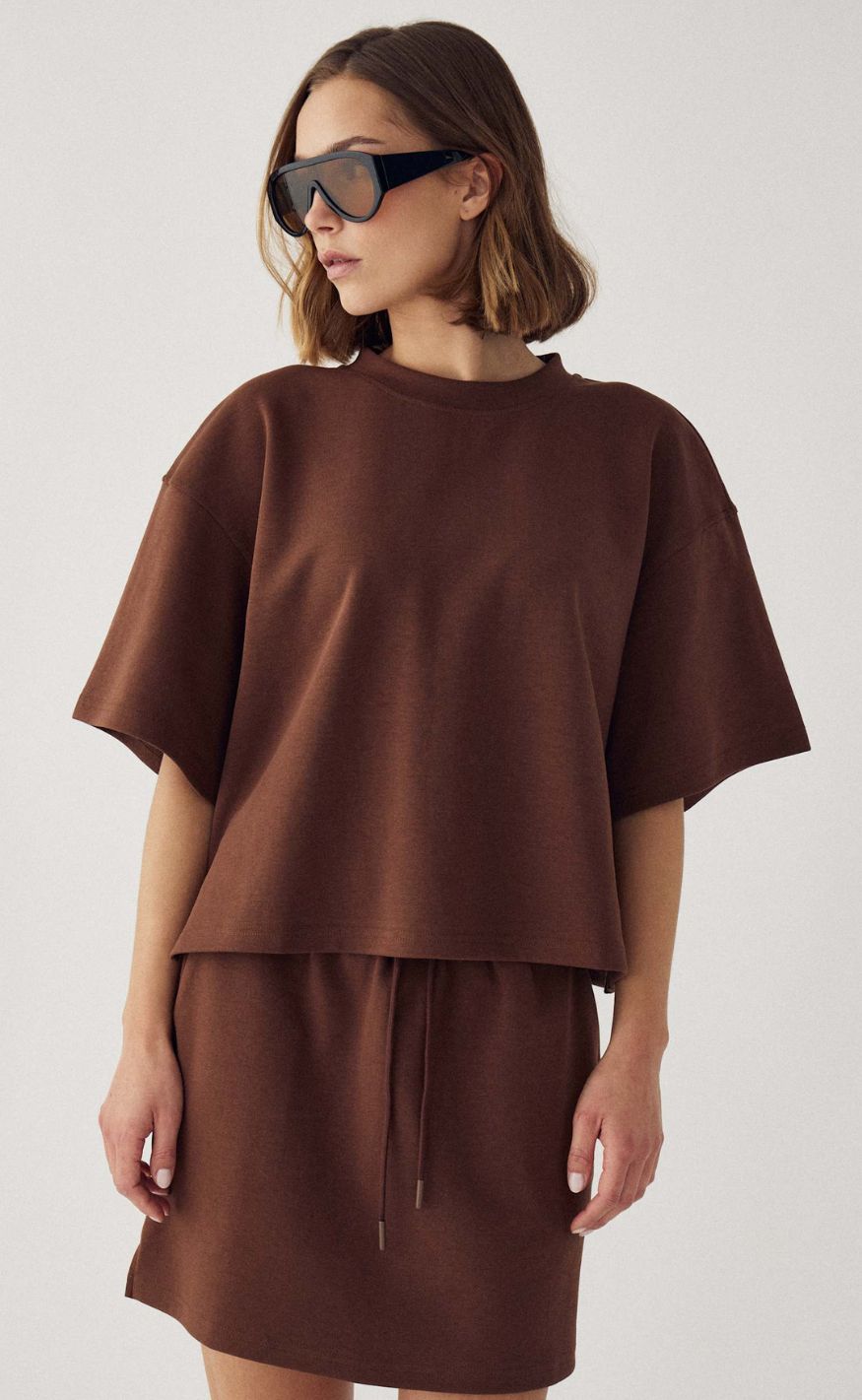 Noella T-shirt - Maple - Clay