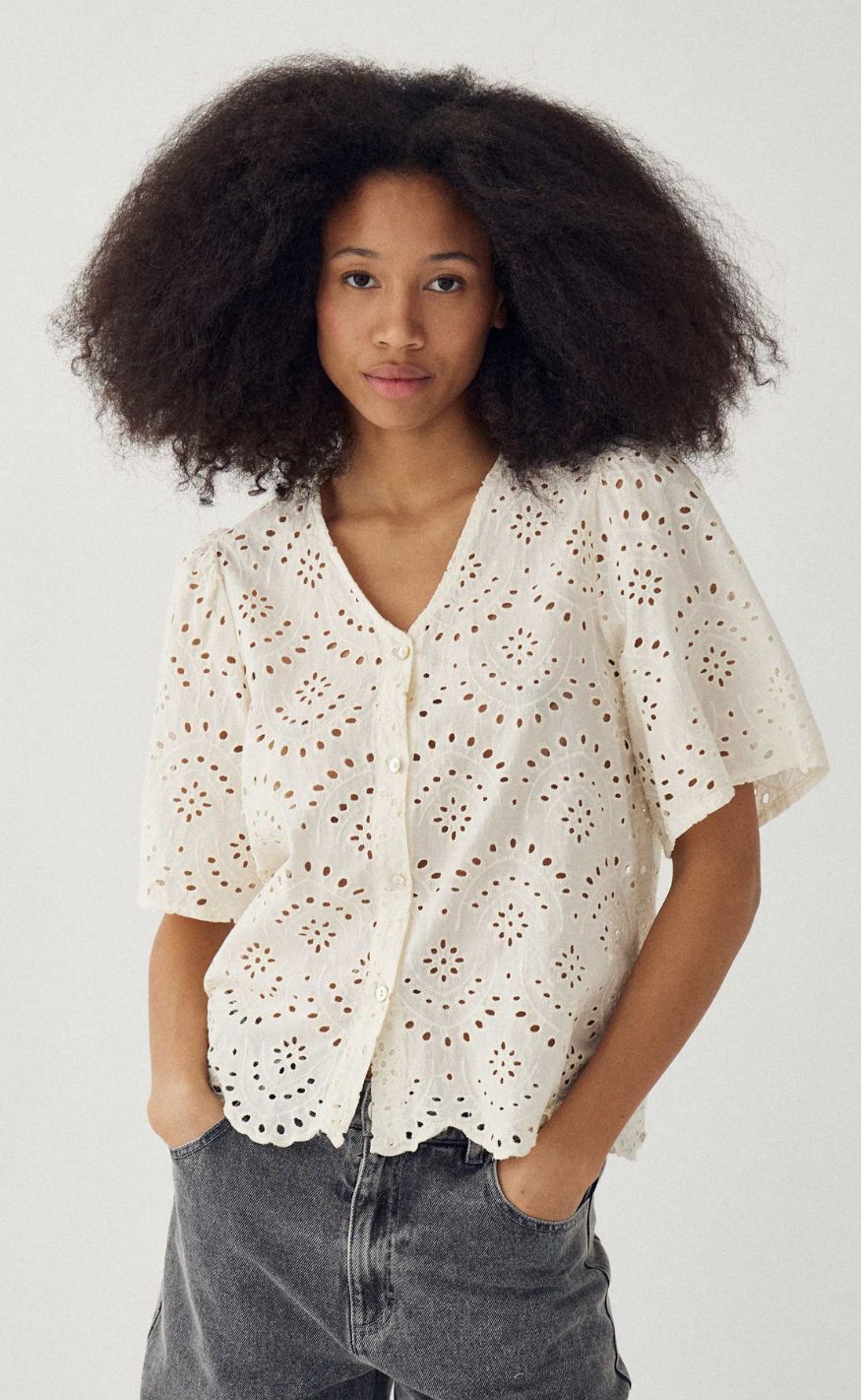 Noella Bluse - Mika - Ivory