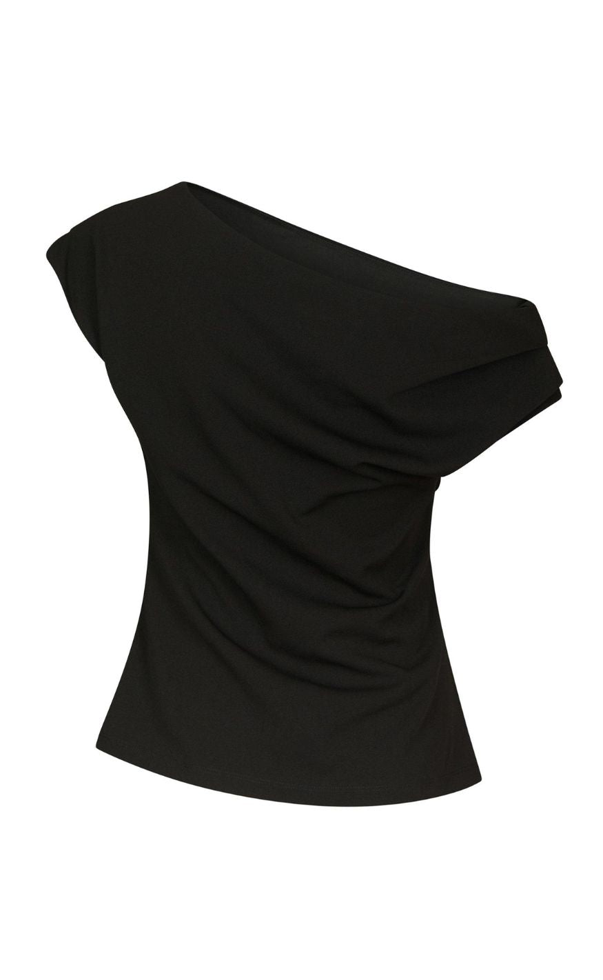 Neo Noir Topp - Mabelle Drapy - Black