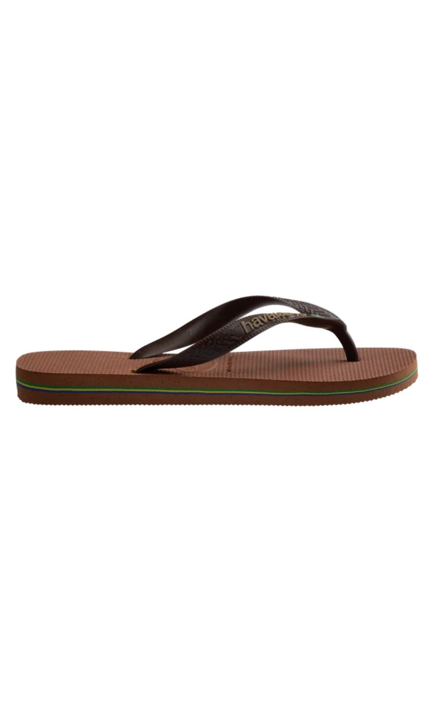 Havaianas Klipklappere - Brasil Logo - Rose/Coffee