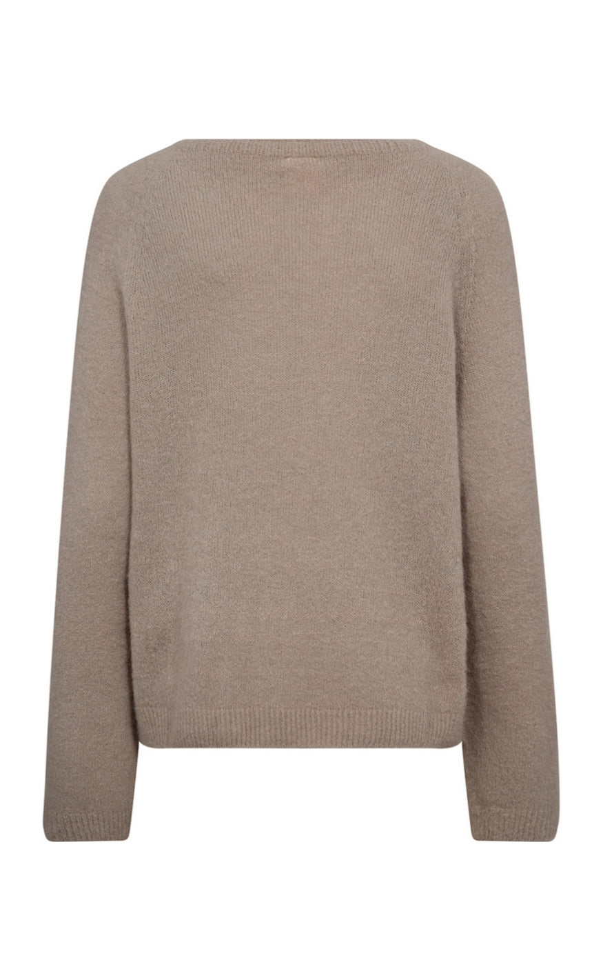 Depeche Genser - Sara O-Neck - Sand