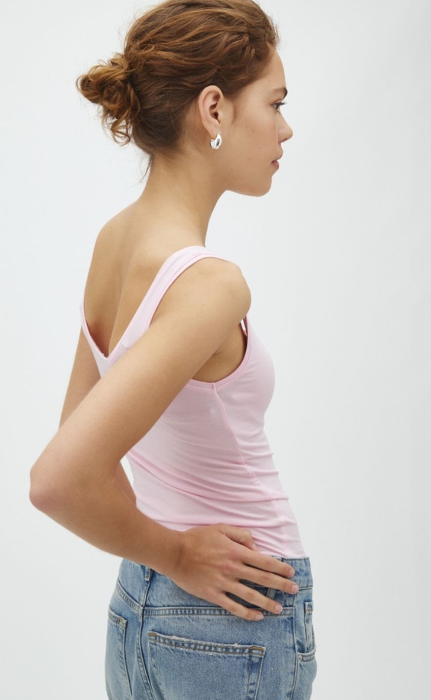 MbyM Topp - Sina Basic - Pale Rose