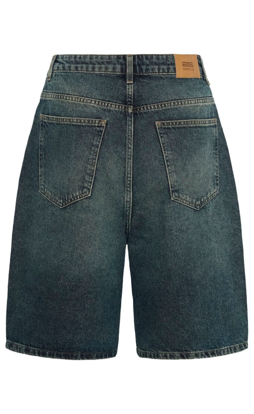 Gestuz Shorts - Susara - Blue/Green Wash