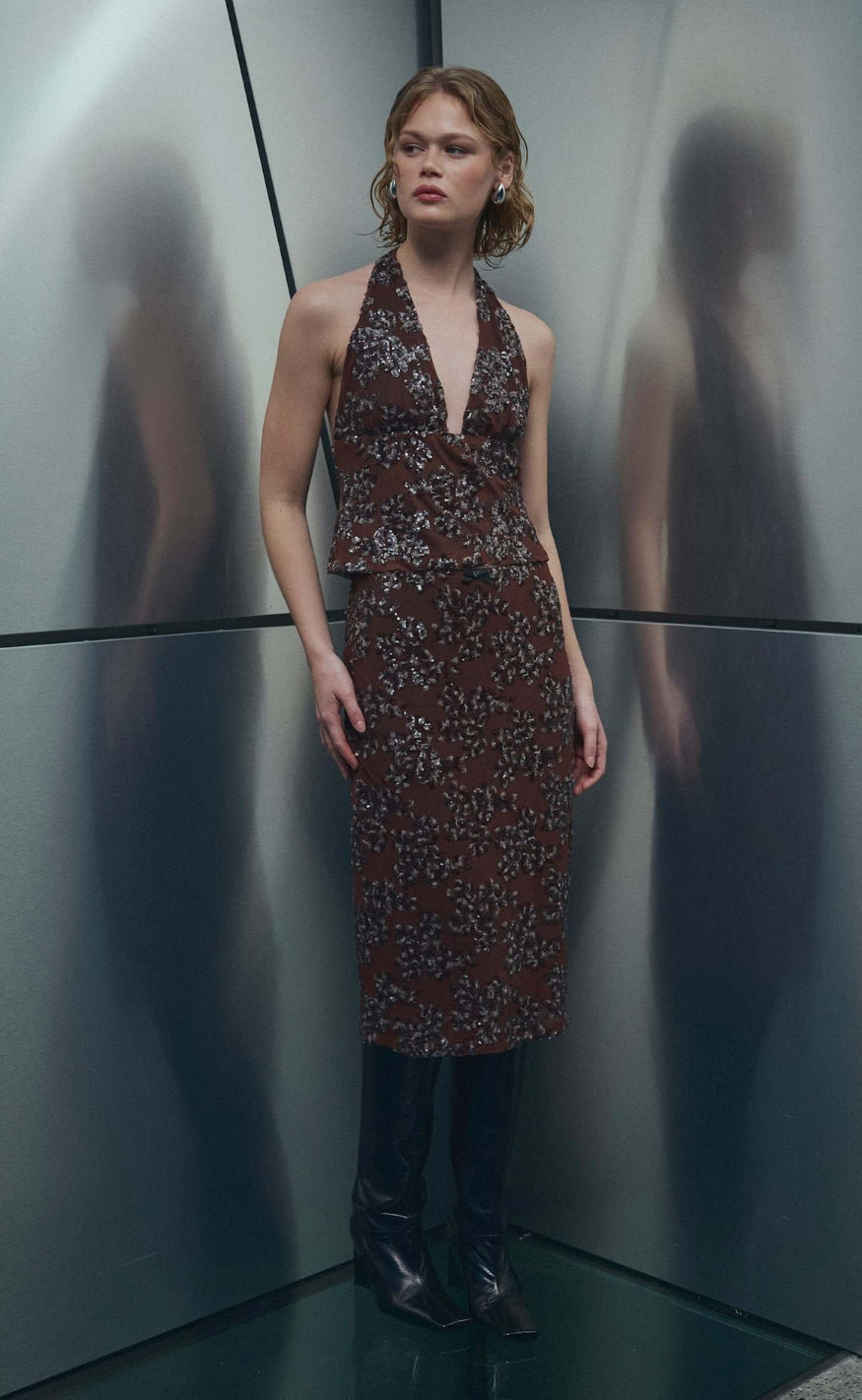 Noella Skjørt - Jocelyn - Medium Brown