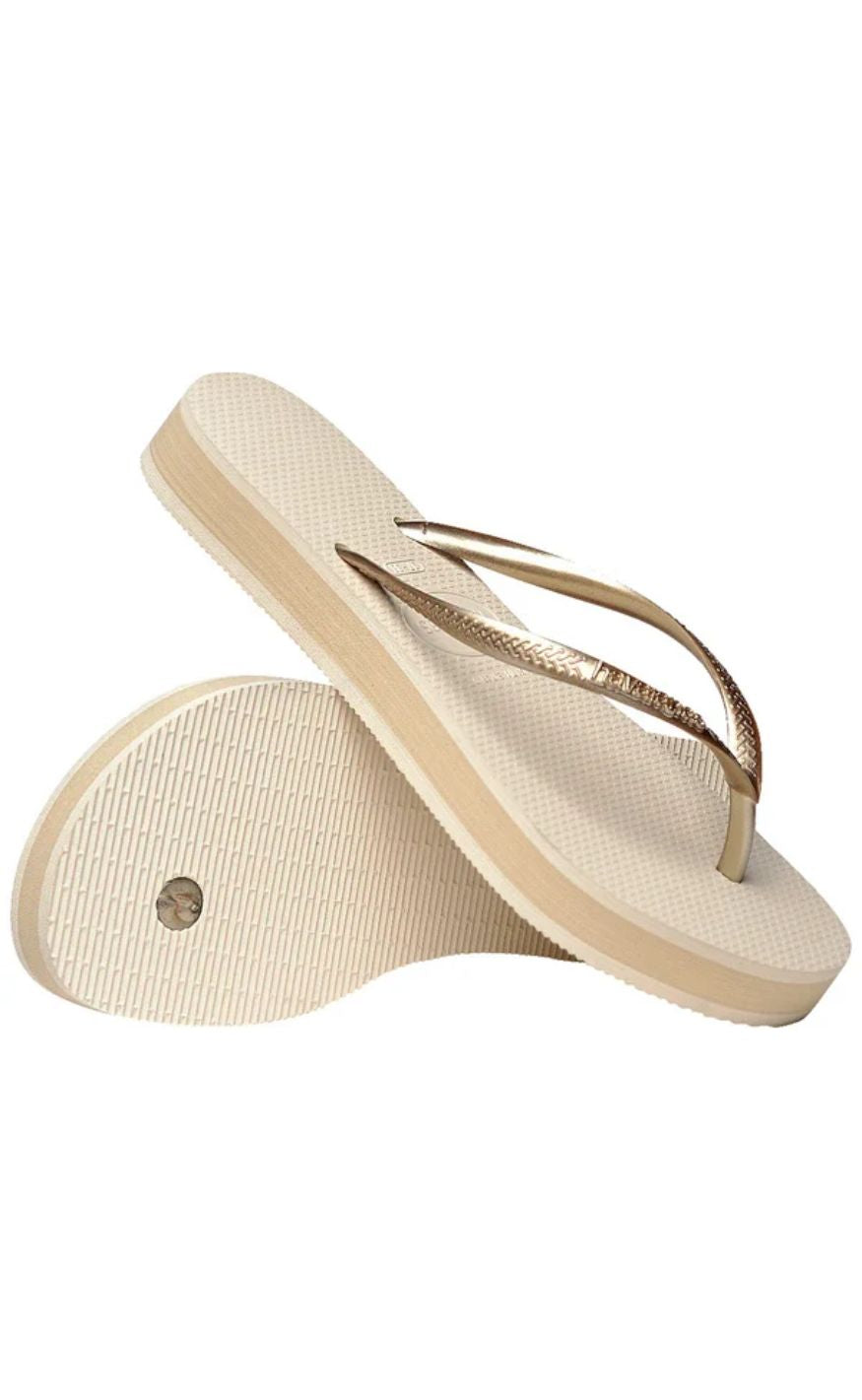 Havaianas Klipklappere - Slim Flatform - Beige