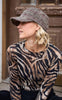 Black Colour Hat - Glenna Wool - Wine