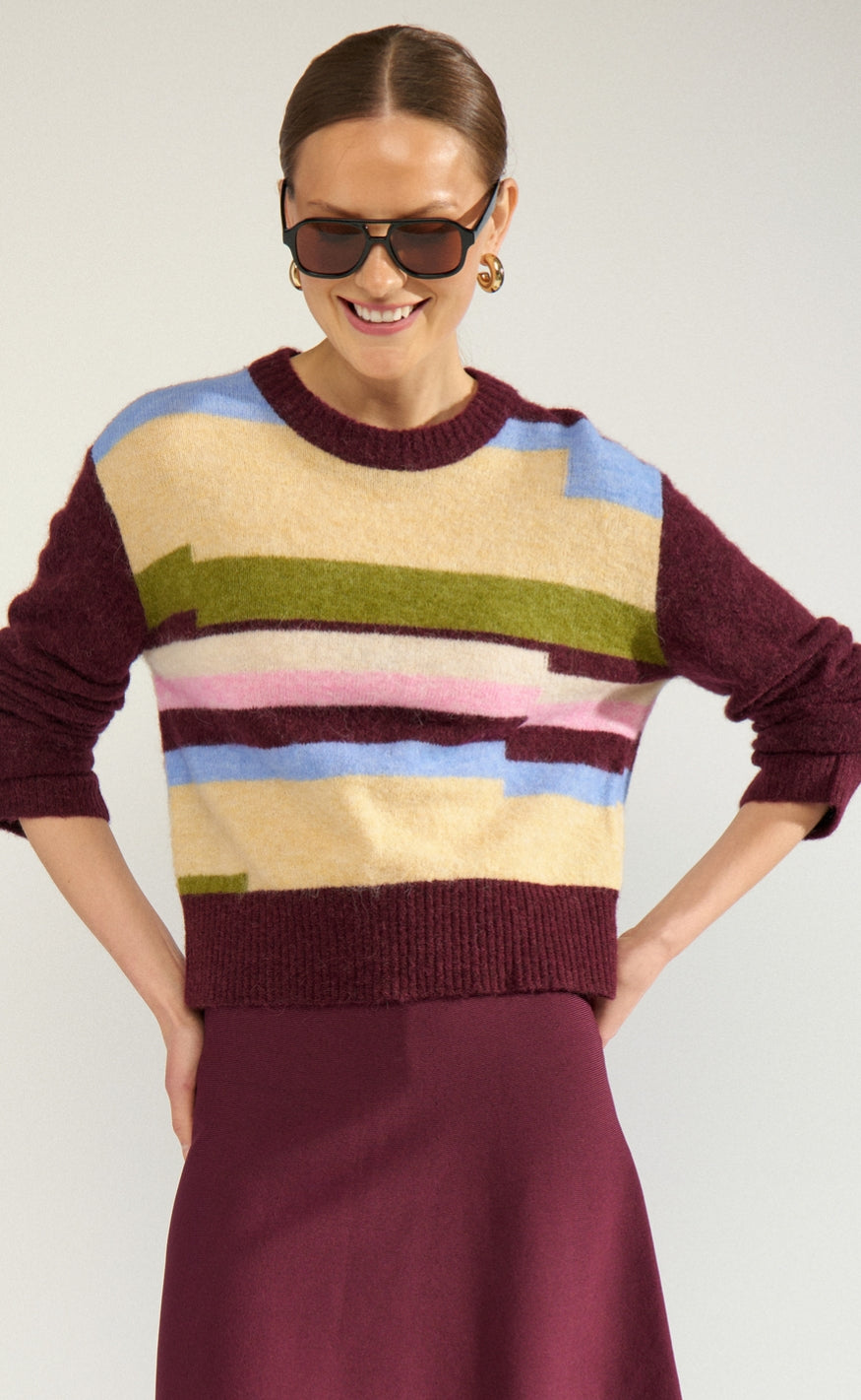 Nümph Pullover - Riette Pixel - Fig