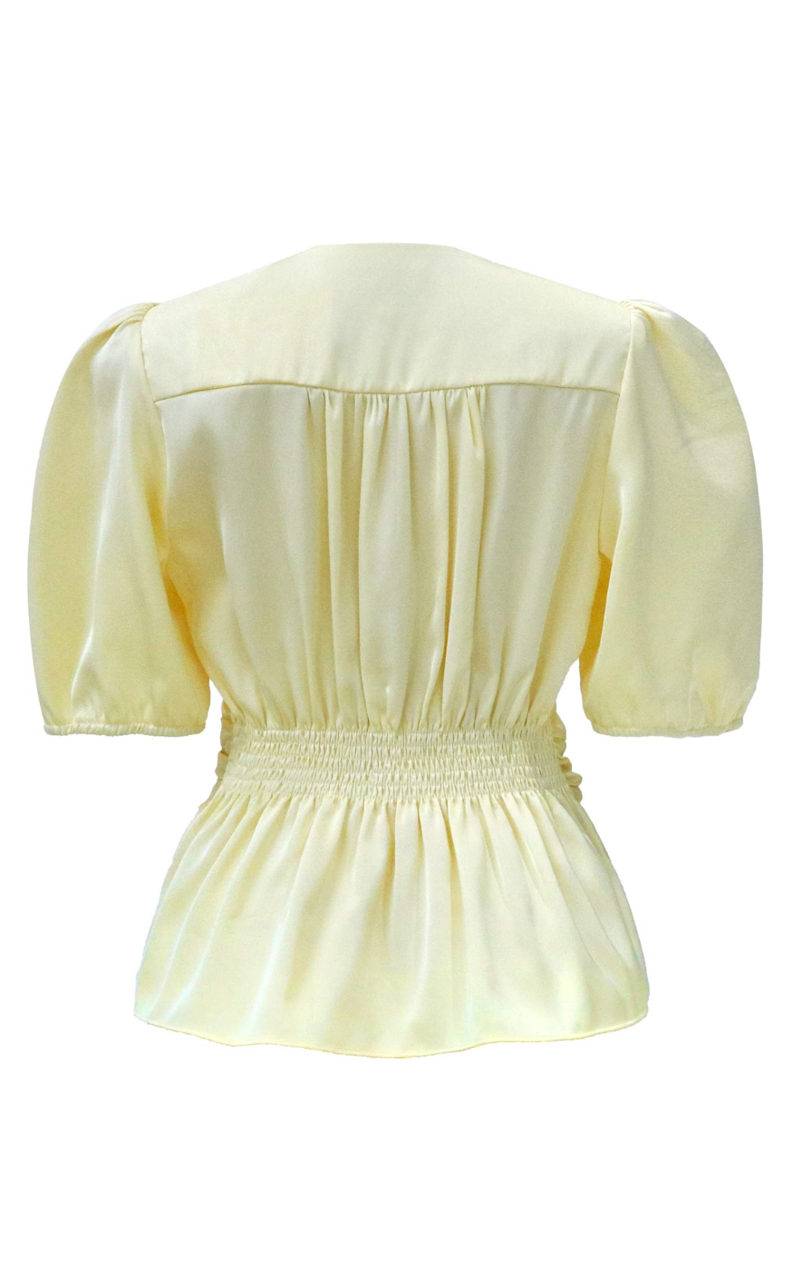 Liberte Bluse - Tiki SS Twist - Yellow