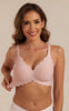 FemiFemme BH - SoftScallop Full Coverage Bøylefri - Soft Pink