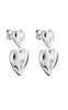 Smykkeli Copenhagen Øreringer - Odessa Heart - Silver