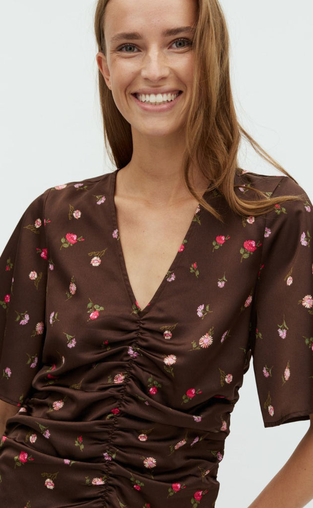 Mbym Kjole - Ineya-M - Dark Evaline Print