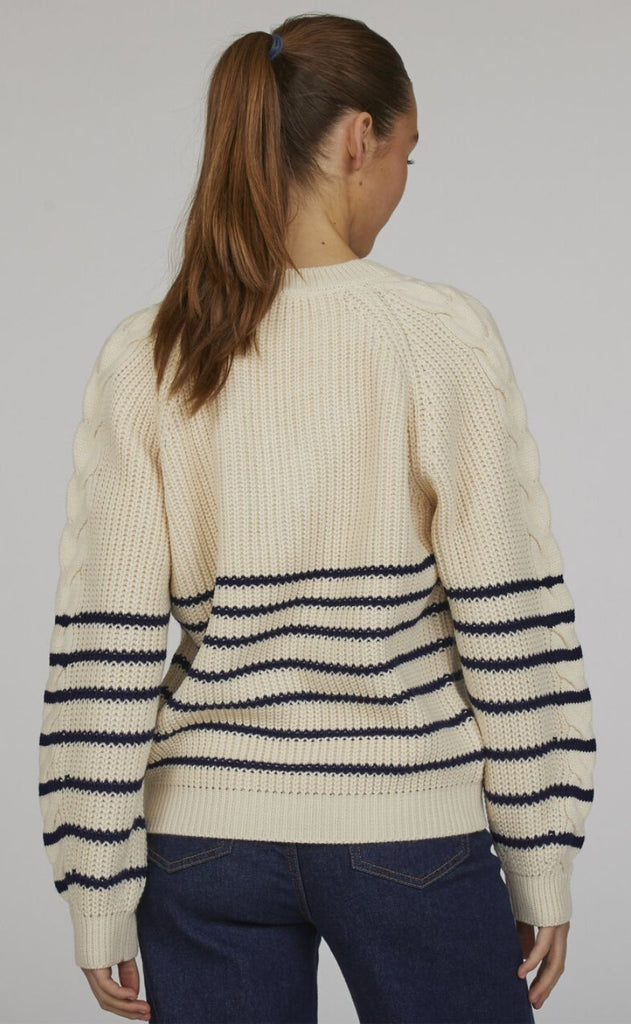 Sisters Point Genser - Miba-V.STRIP - Cream/Midnight