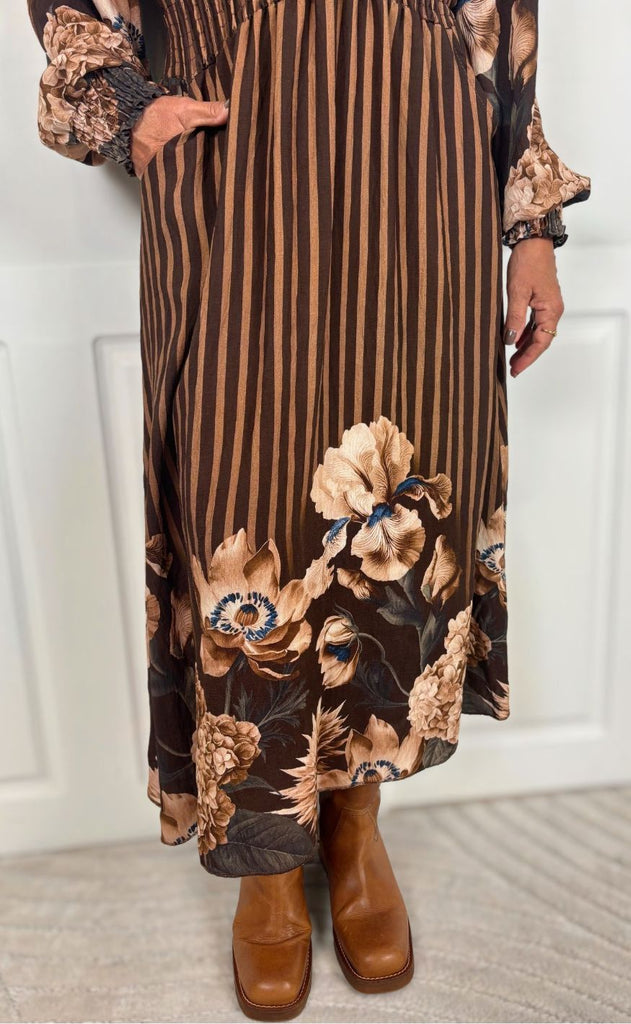 Marta Du Chateau Kjole - Bailey - Marrone