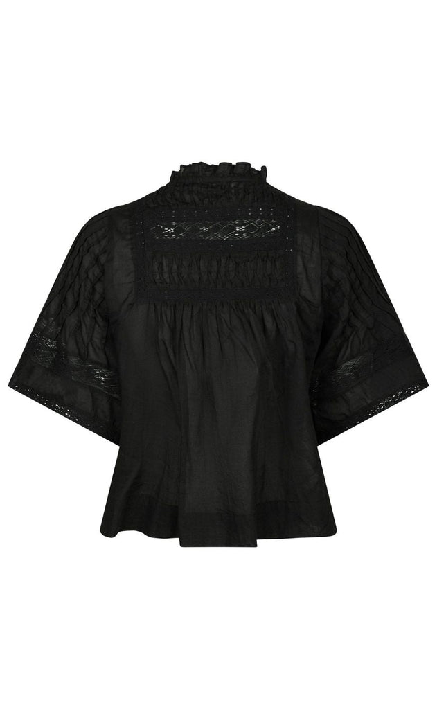 Neo Noir Bluse - Siama S Voile - Black