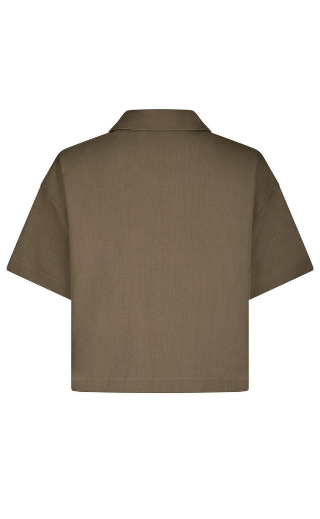Neo Noir Bluse - Madicken Structure - Taupe