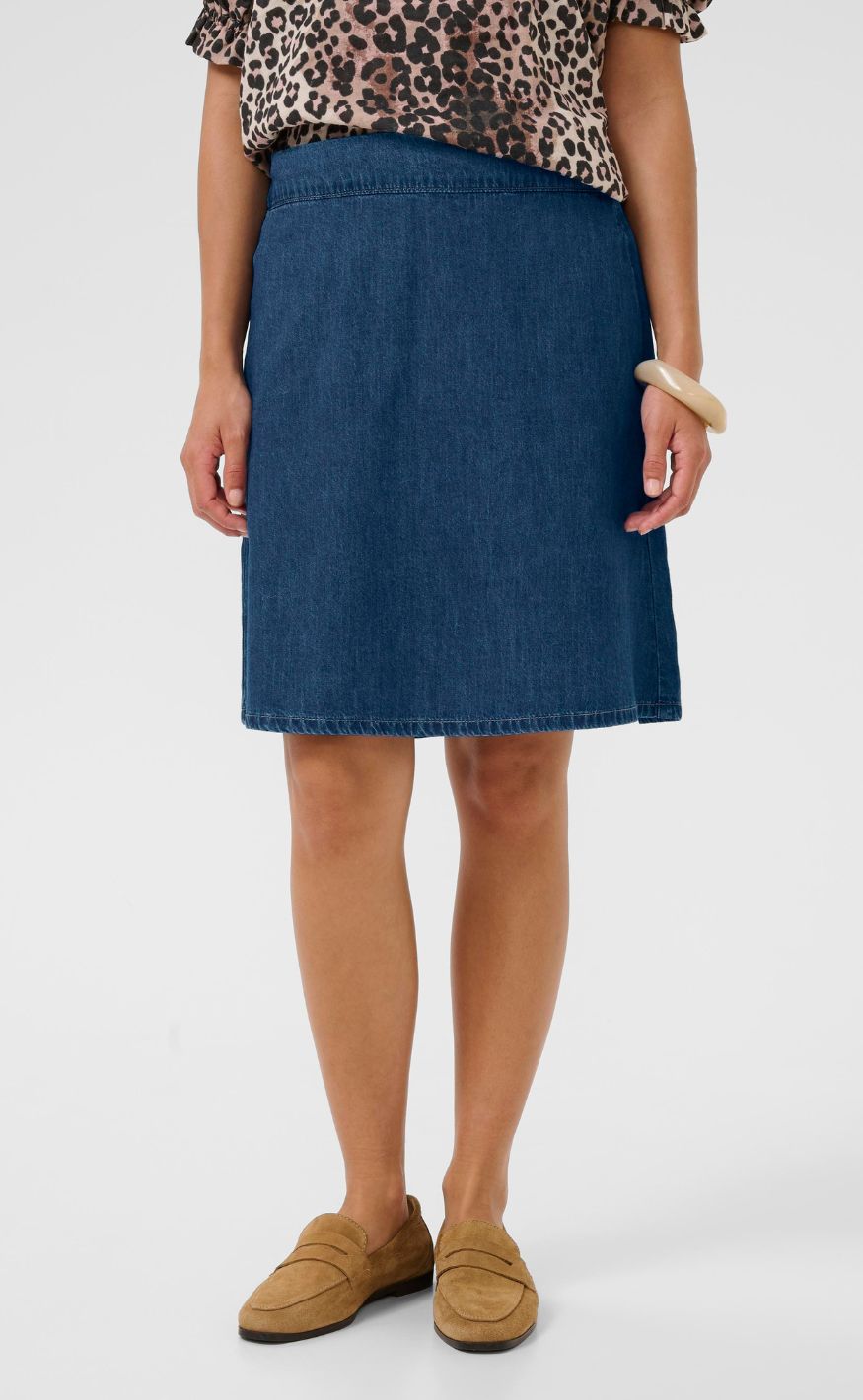 Culture Skjørt - Nua Arpa - Dark Blue Wash
