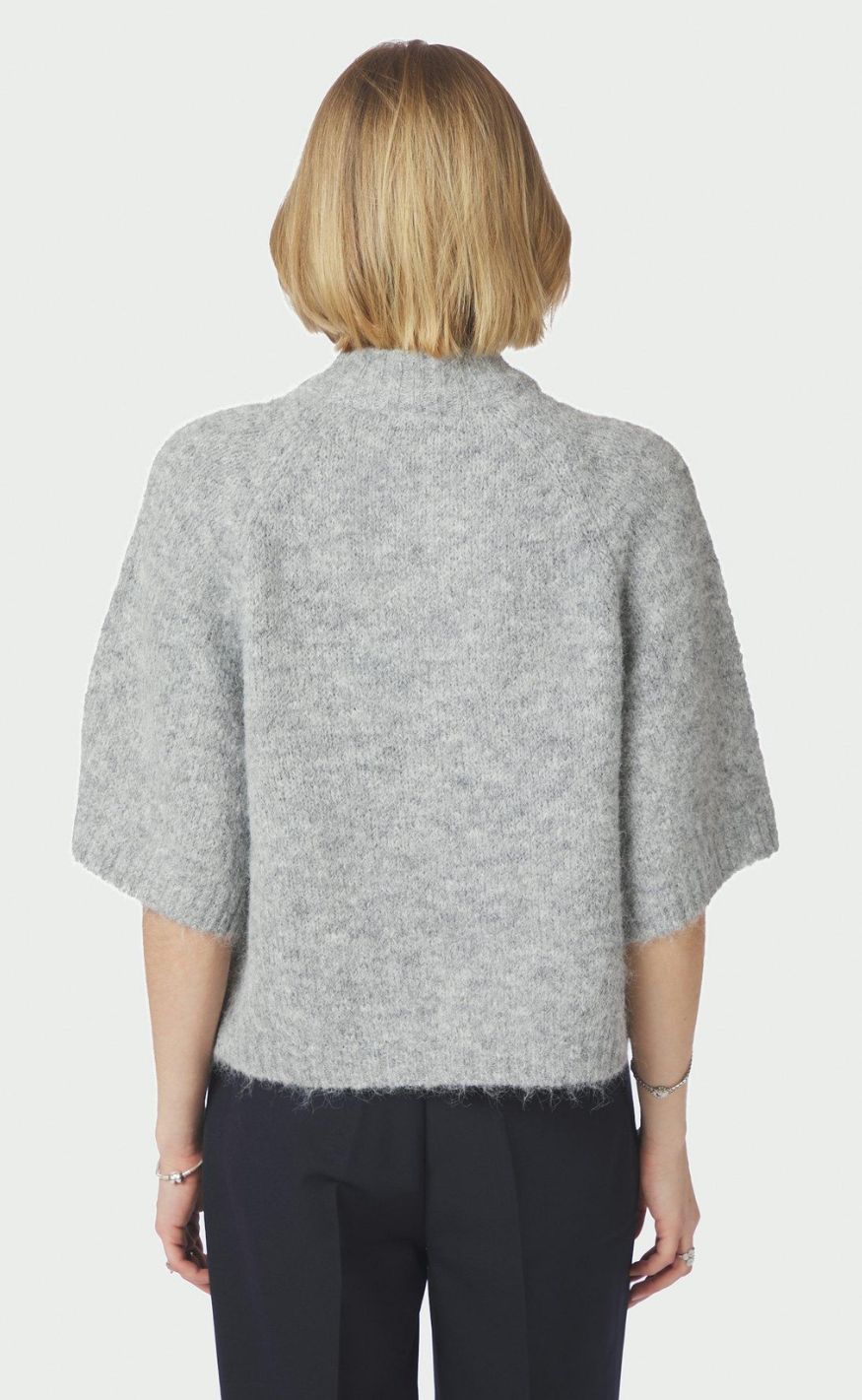 Neo Noir Cardigan - Benuta - Grey Melange