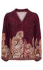 Marta Du Chateau Bluse - Anice - Bordeaux