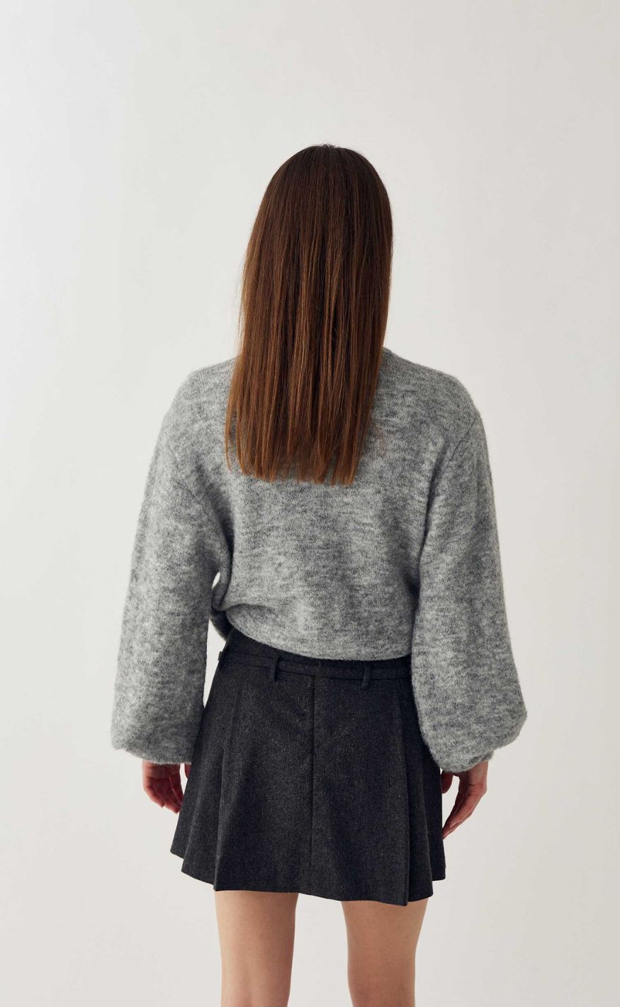 Noella Cardigan - Maelee - Medium Grey Melange