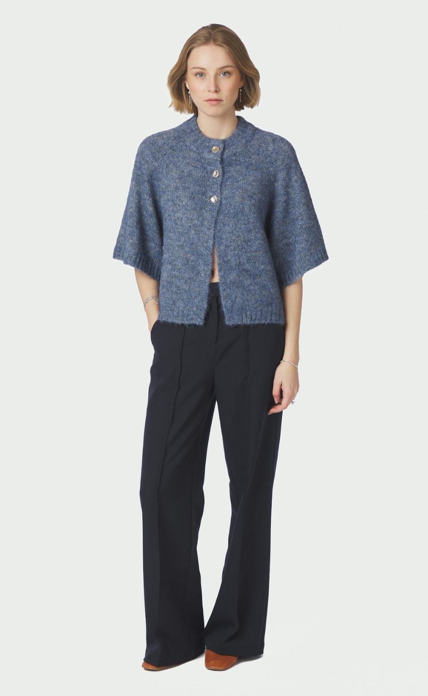 Neo Noir Cardigan - Benuta - Smoke Blue
