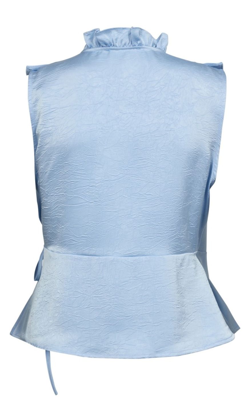 A-View Topp - Kady - 282 Light Blue