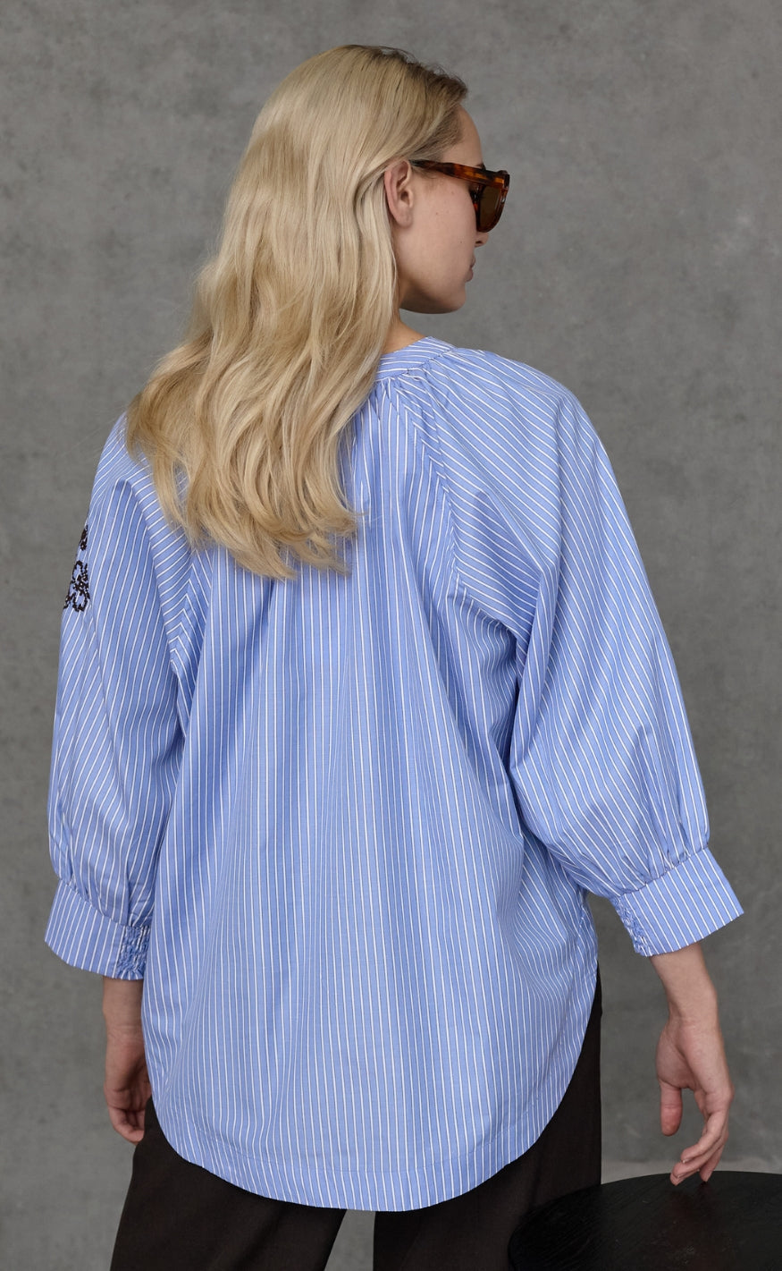 Love & Divine Skjorte - Love1593-1 - Blue Stripes