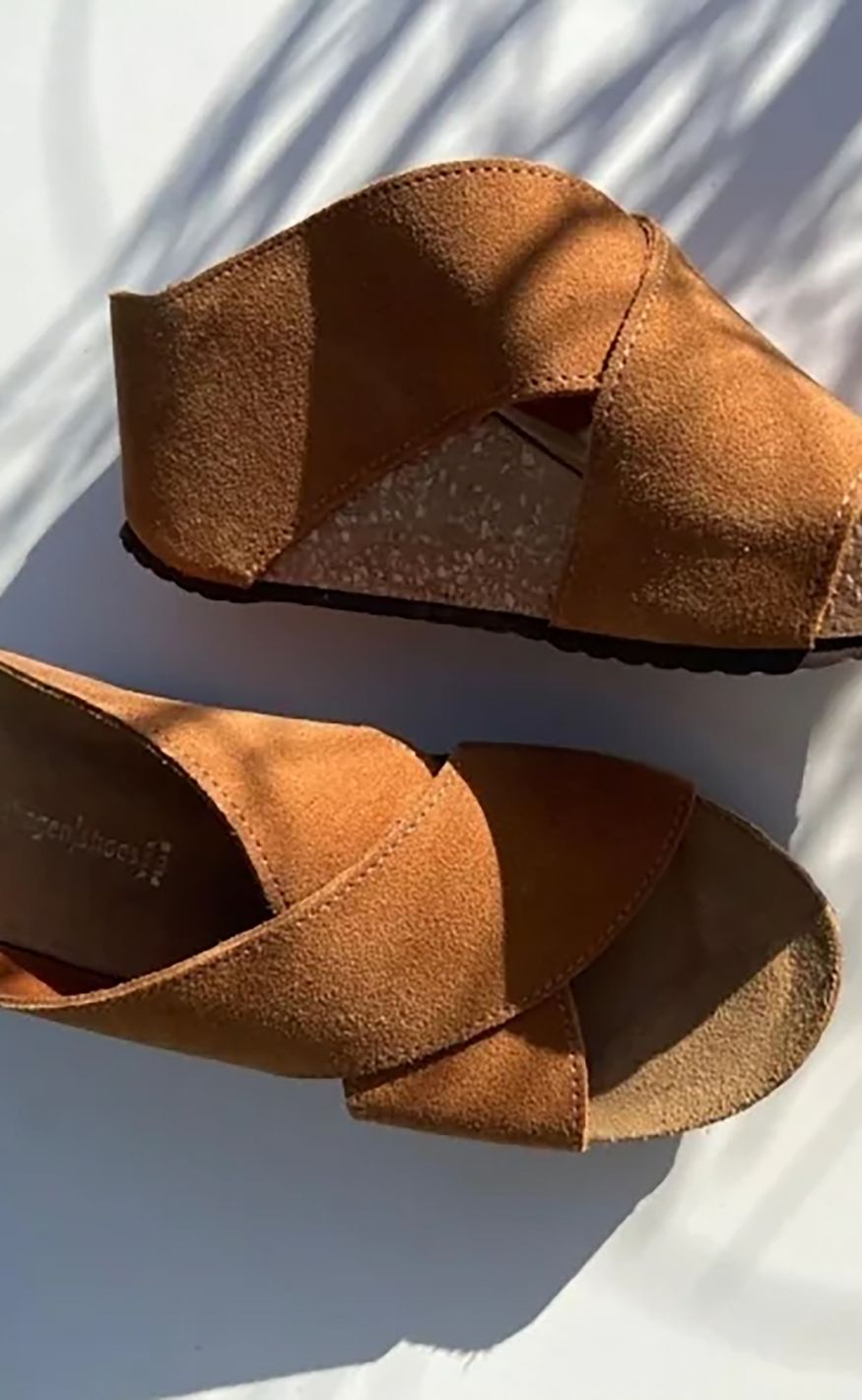 Copehagen Shoes Sandaler - Frances 23 Suede - Dark Brown