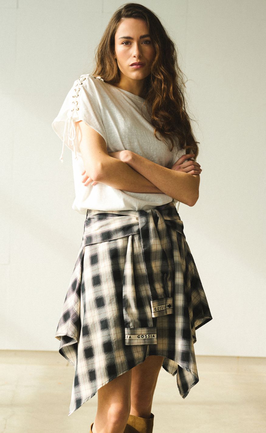 Gossia Skjørt - Julla - Black Checks