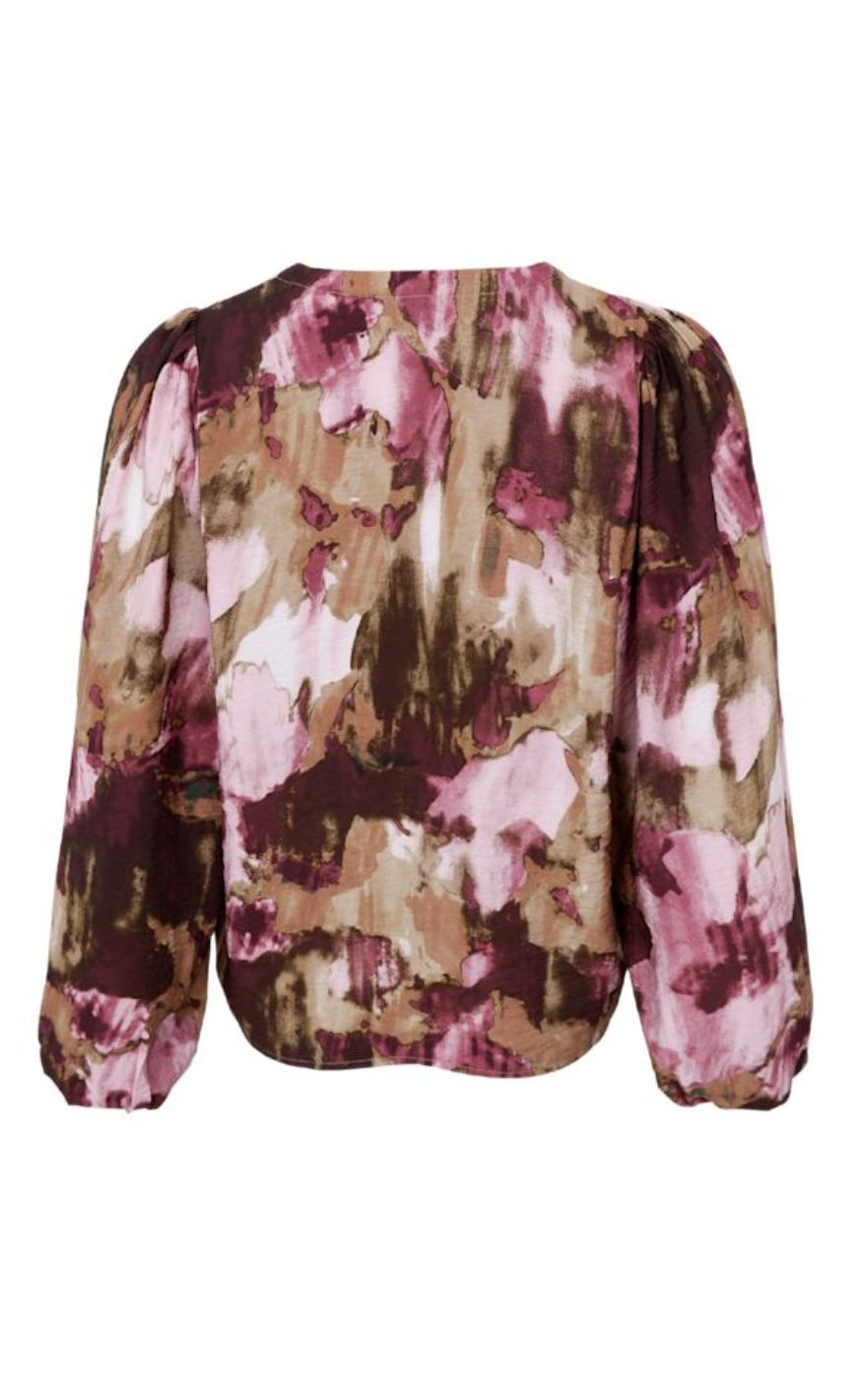 Black Colour Bluse - Sherwood - Plum