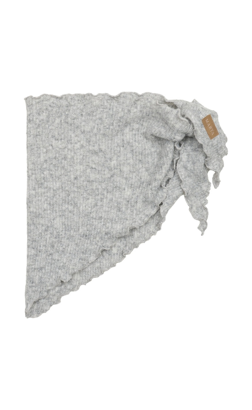 Marta Du Chateau Skjerf - Agnete - Light Grey