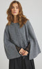 Luxzuz Strikk - Zanette - Dark Grey Melange