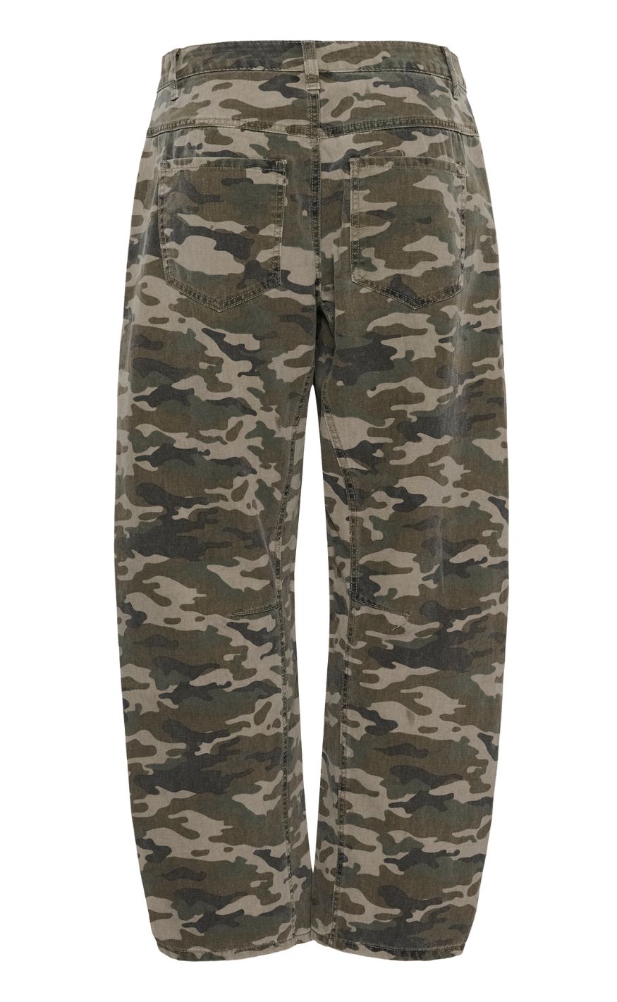 Culture Bukser - Camila Barrel - Camouflage