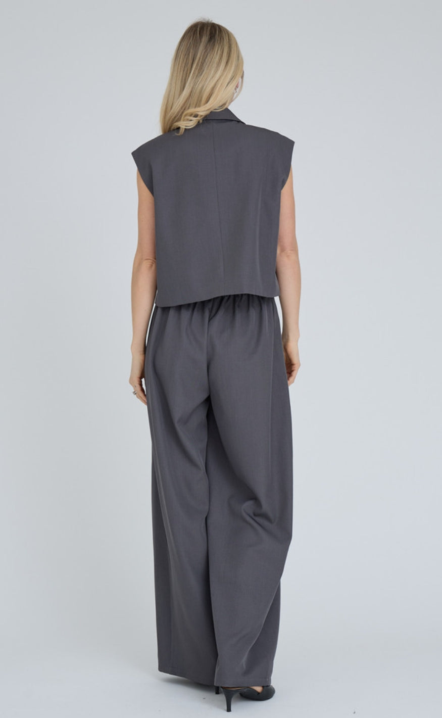 A-View Bukser - Jula - Medium Grey Melange