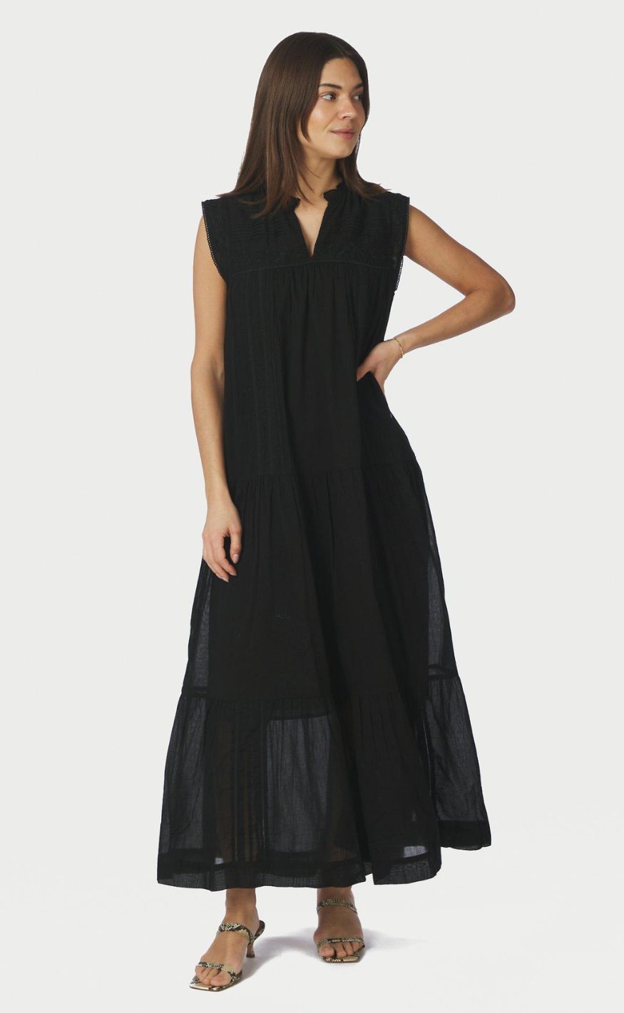Neo Noir Kjole - Veana S Voile - Black