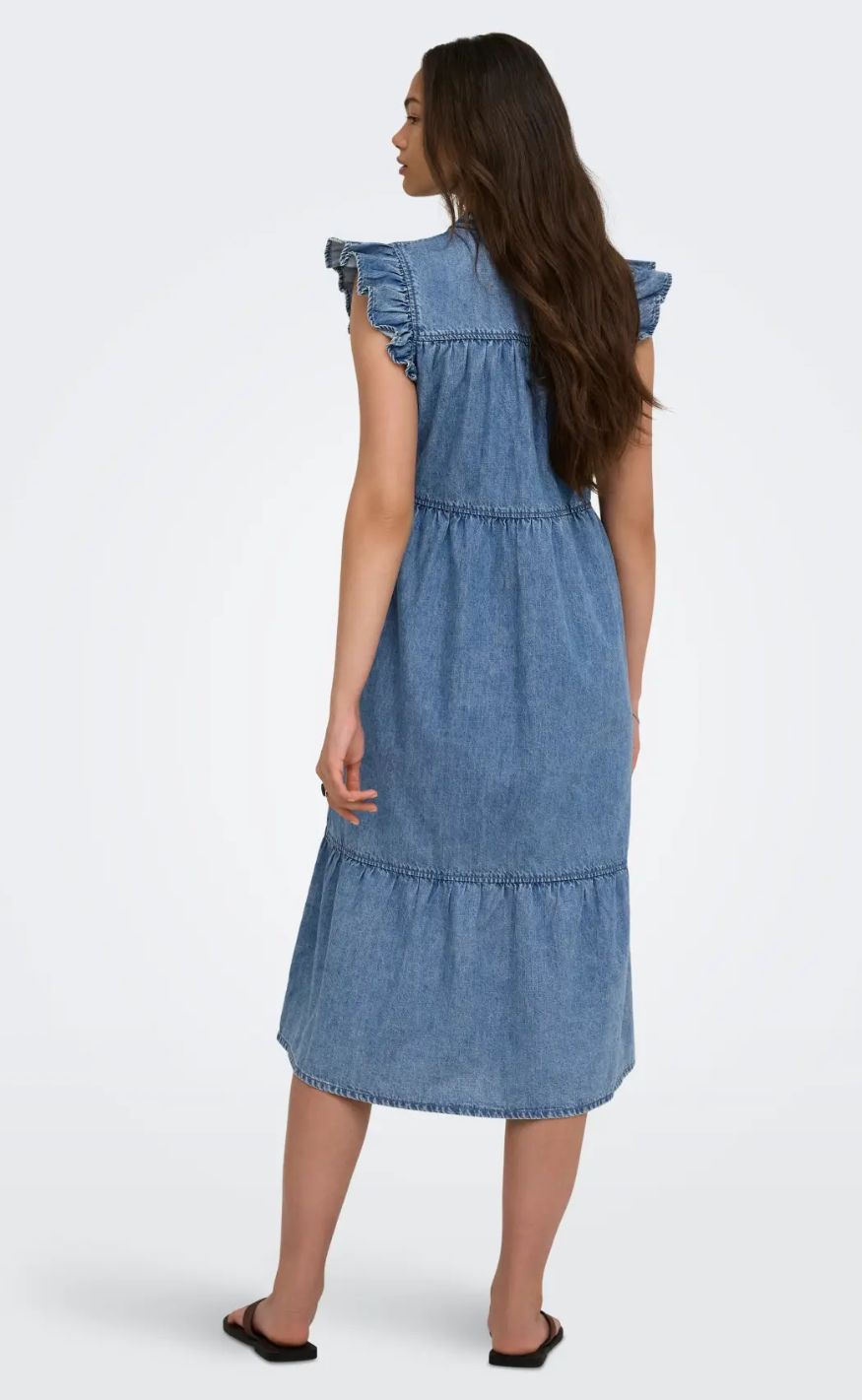 ONLY Kjole - Shania - Medium Blue Denim