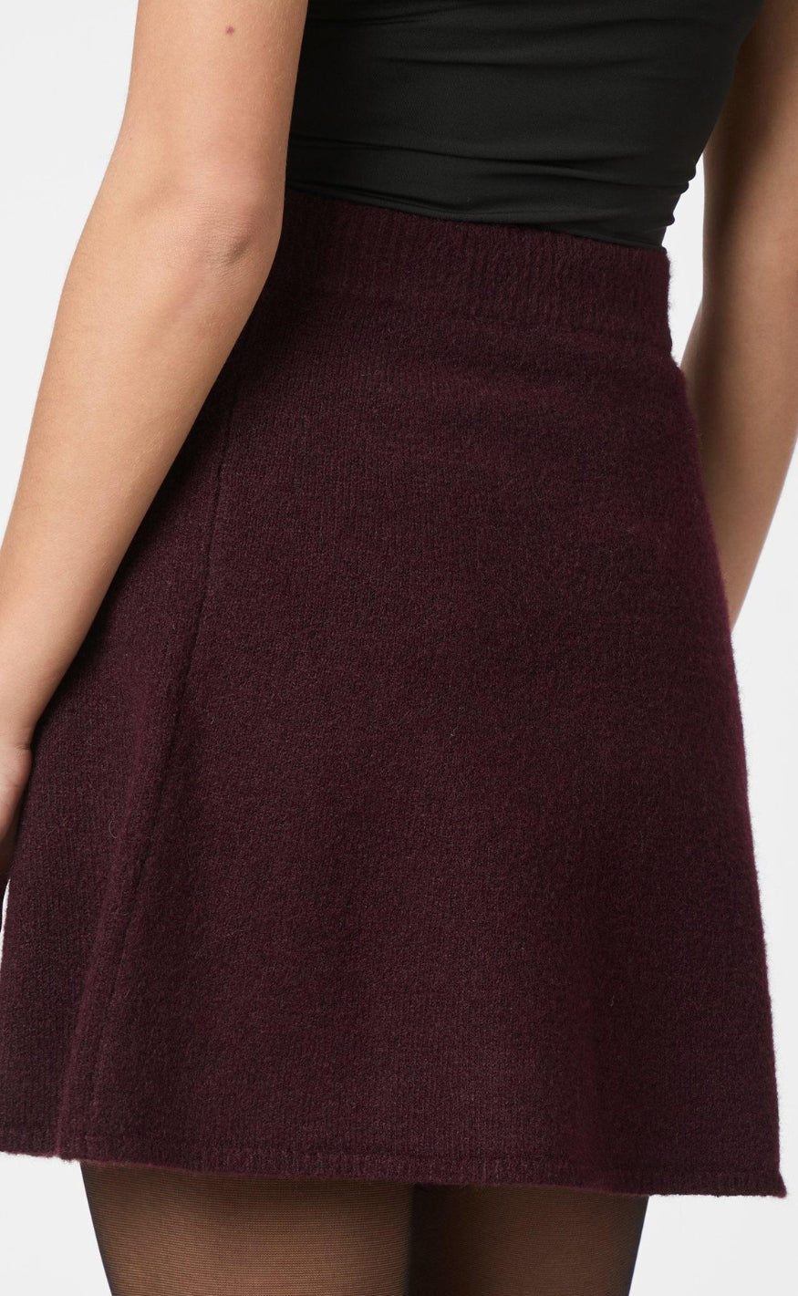 Neo Noir Skjørt - Gisa Knit - Wine