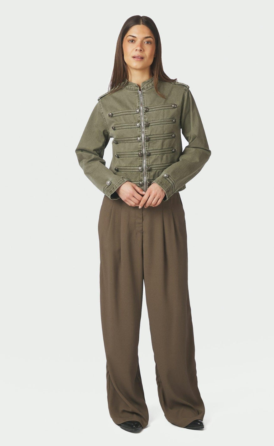 Neo Noir Jakke - Sivena Denim - Army