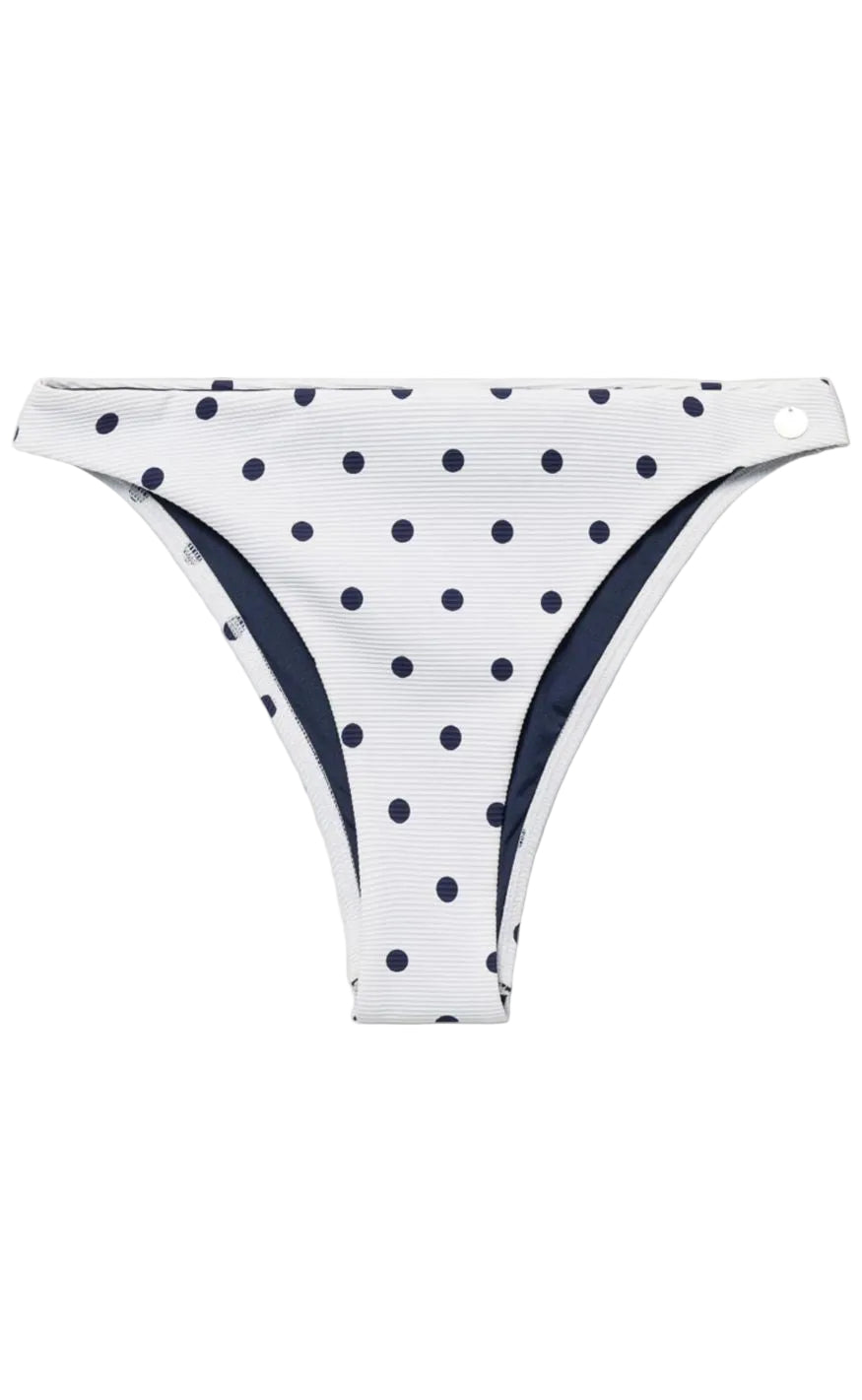 Panos Emporio Bikinitruse - Nefeli Polka Dot - White/Navy