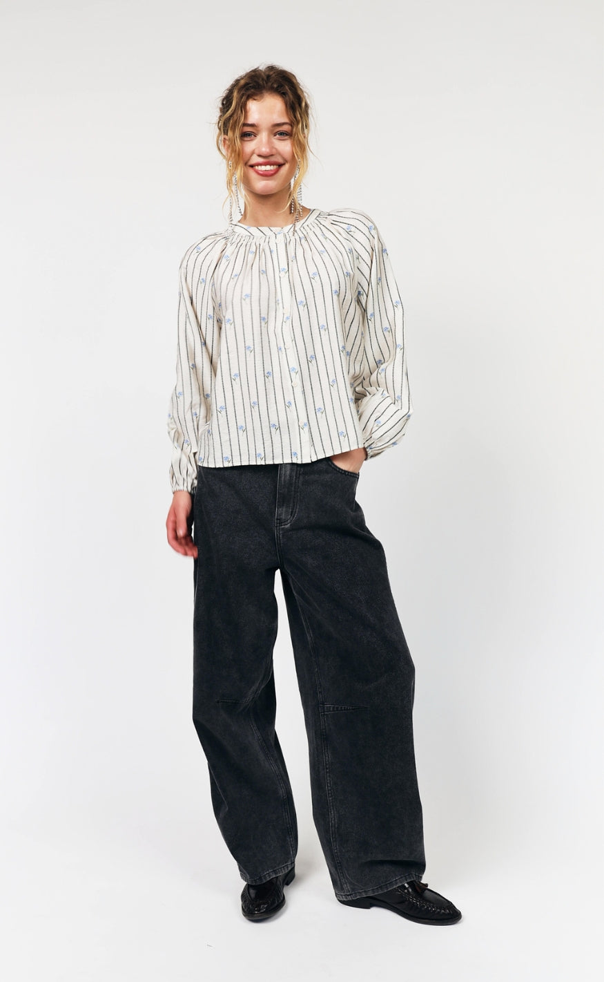 Lollys Laundry Skjorte - Etta - Flower Print