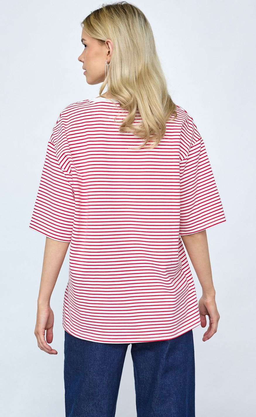 Sisters Point T-shirt - VEZ-SS - White/Red