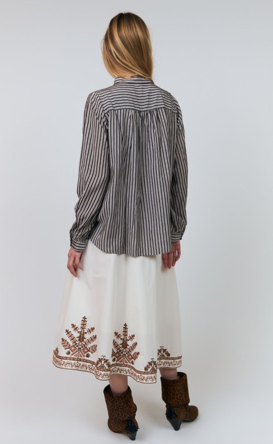Lollys Laundry Skjorte - Lari - Beige