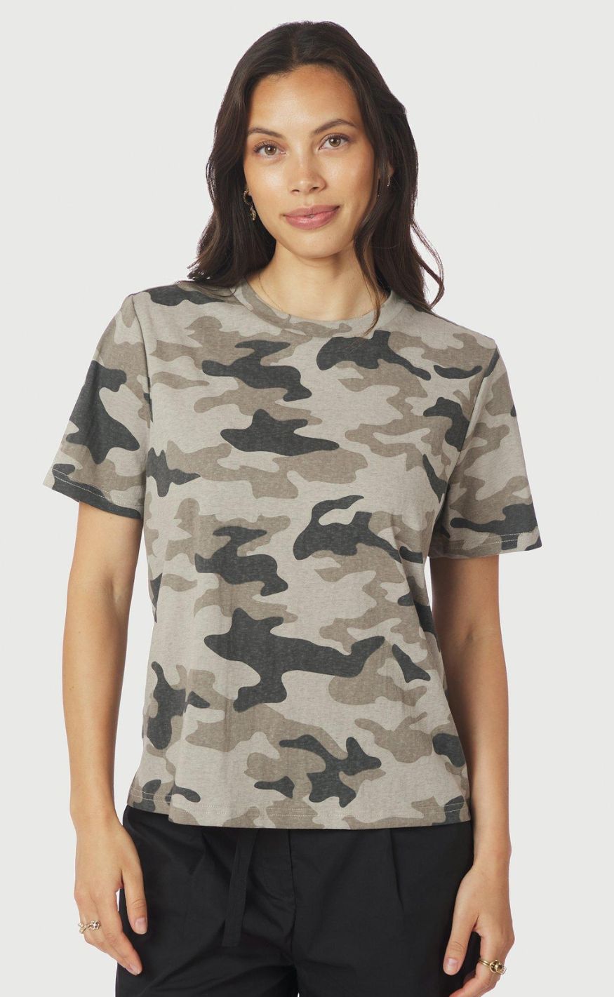 Neo Noir T-shirt - Malin Mili - Grey