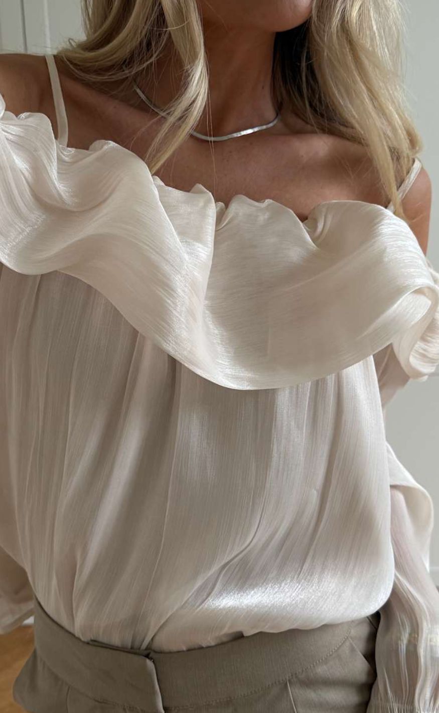 Noella Bluse - Miya - Cream