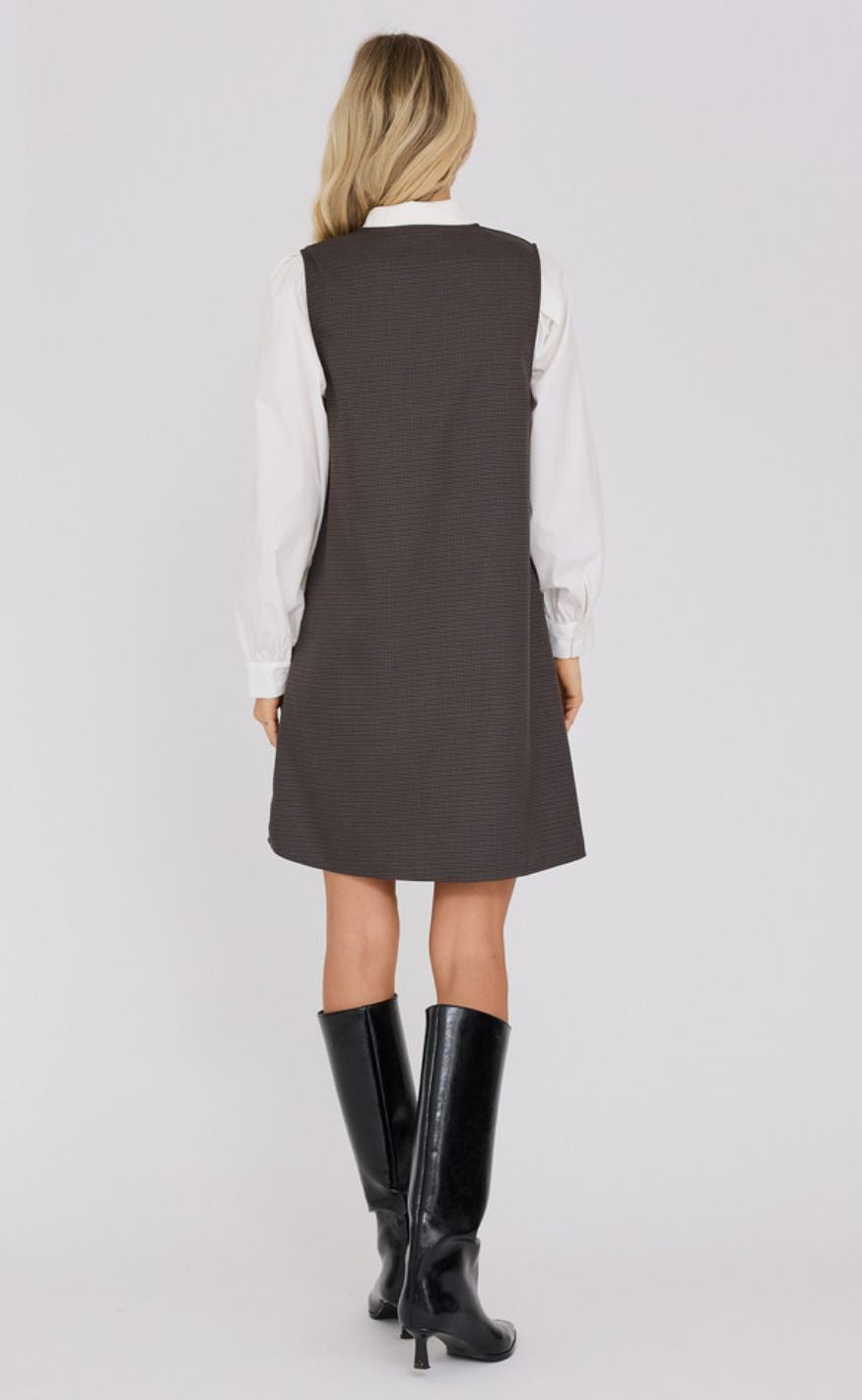 A-View Kjole - Juliette - Black/Brown