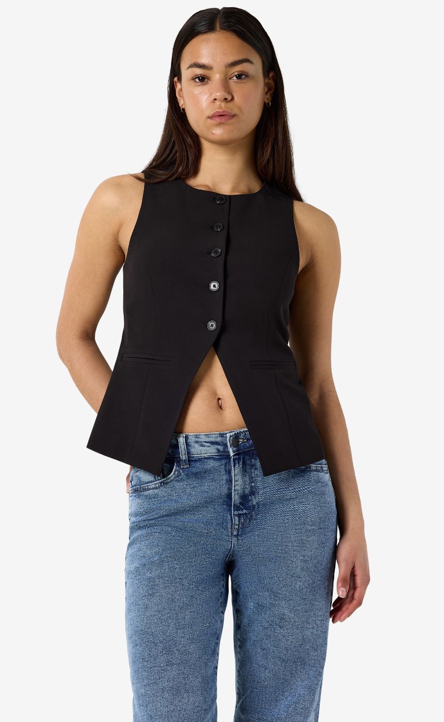 Noisy May Vest - Maile - Black
