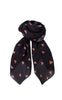 Black Colour Skjerf - Claudine - Black