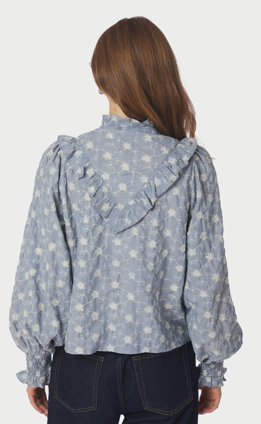 Neo Noir Bluse - Degas Delicate - Dusty Blue