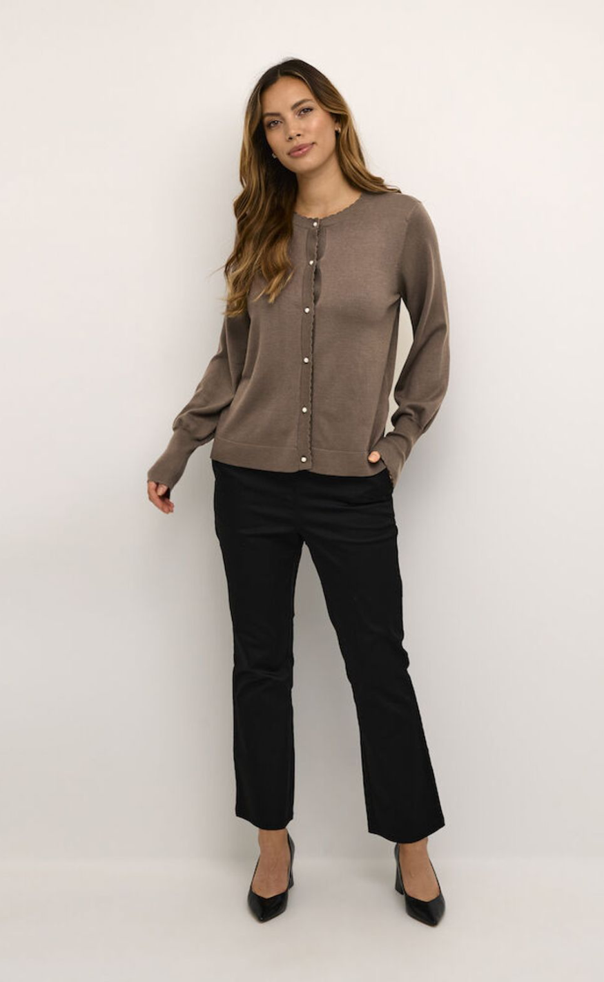 Culture Cardigan - Annemarie - Falcon Melange