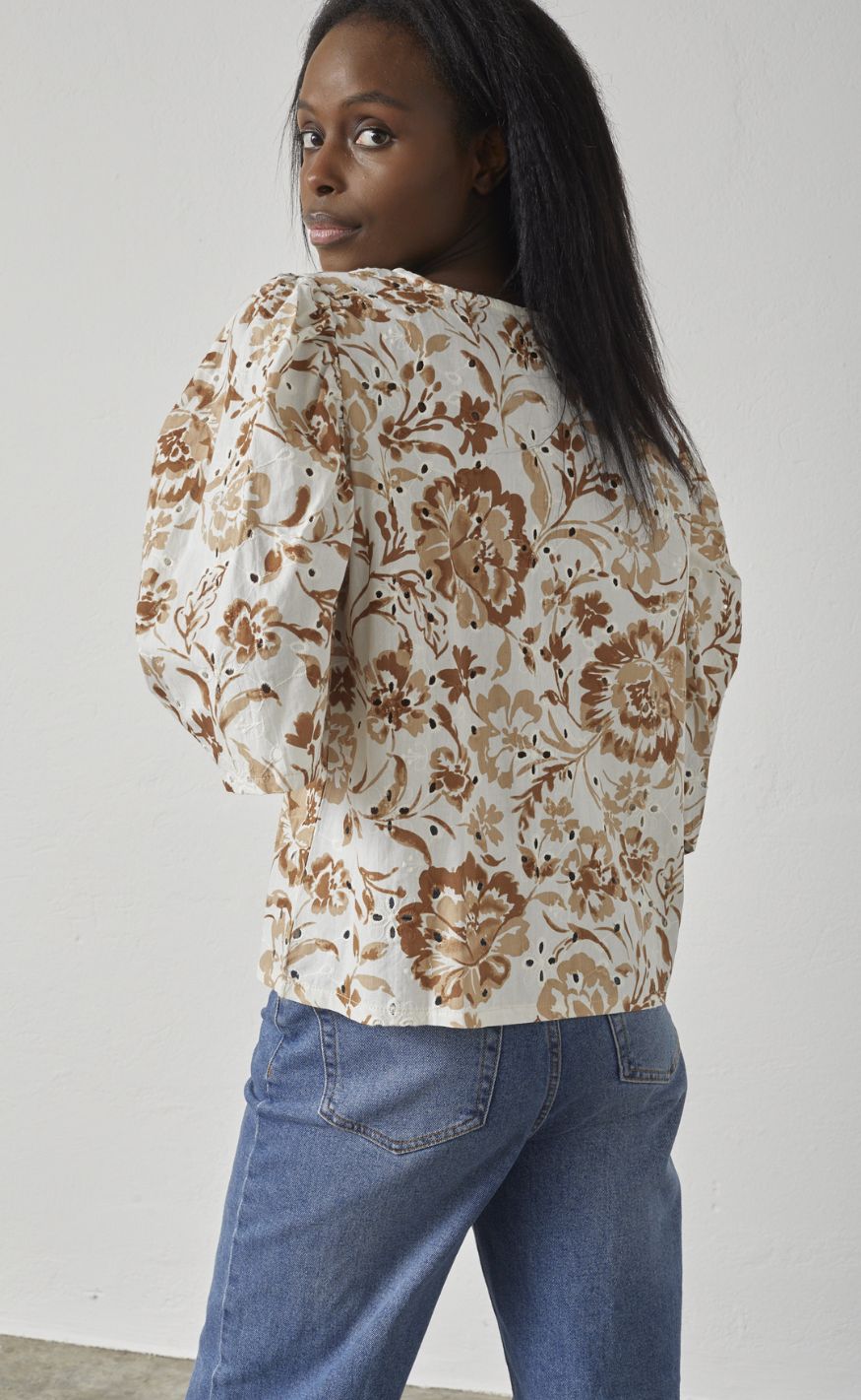 Sisters Point Topp - GILMA-N.T2 - Cream/Brown