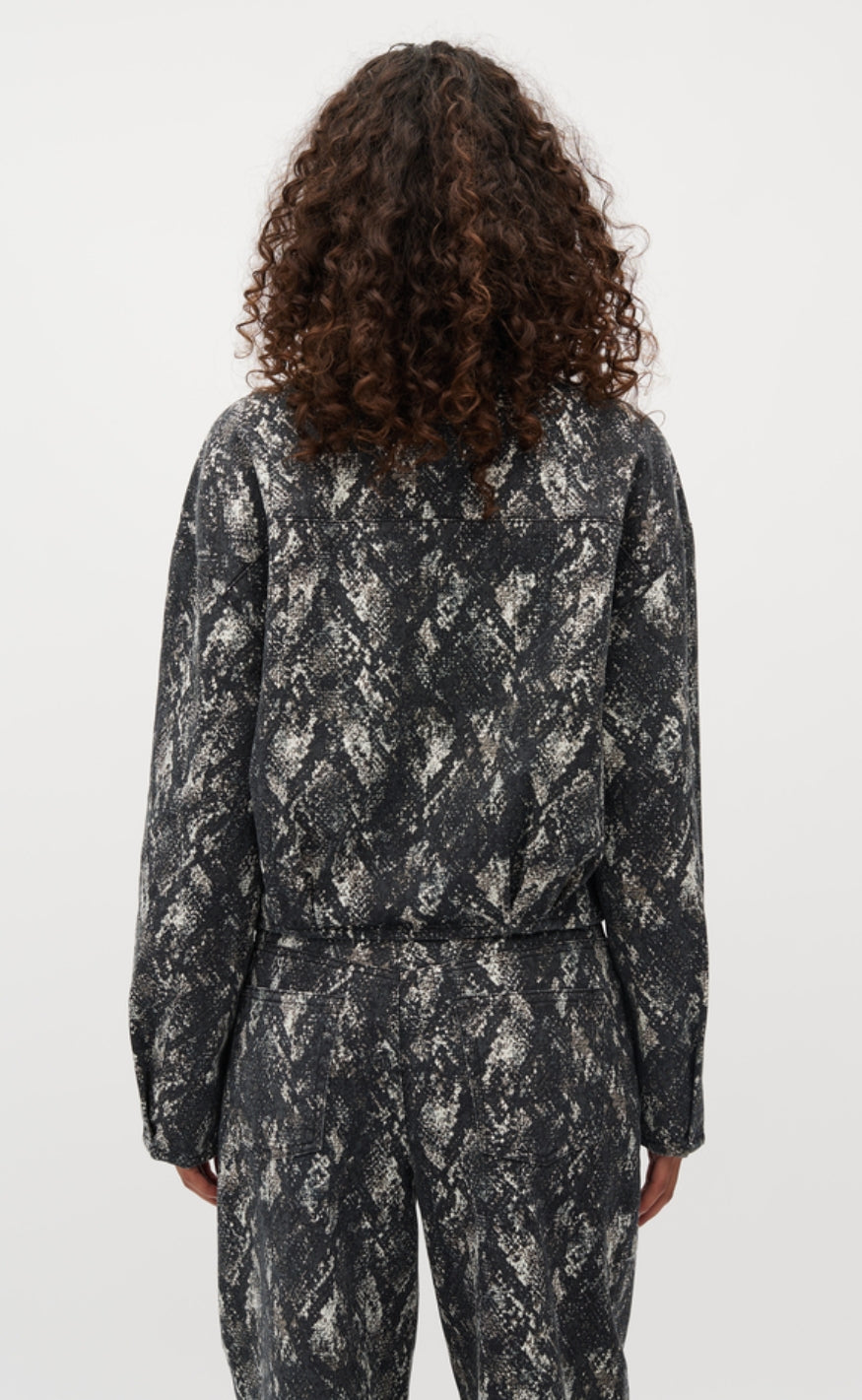 MbyM Jakke - Genevive - Washed Snake